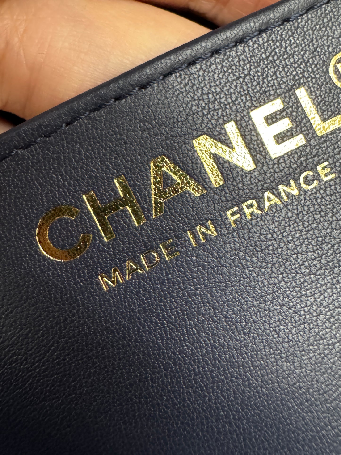 CHANEL 26P 深藍牛仔 Mini CF20