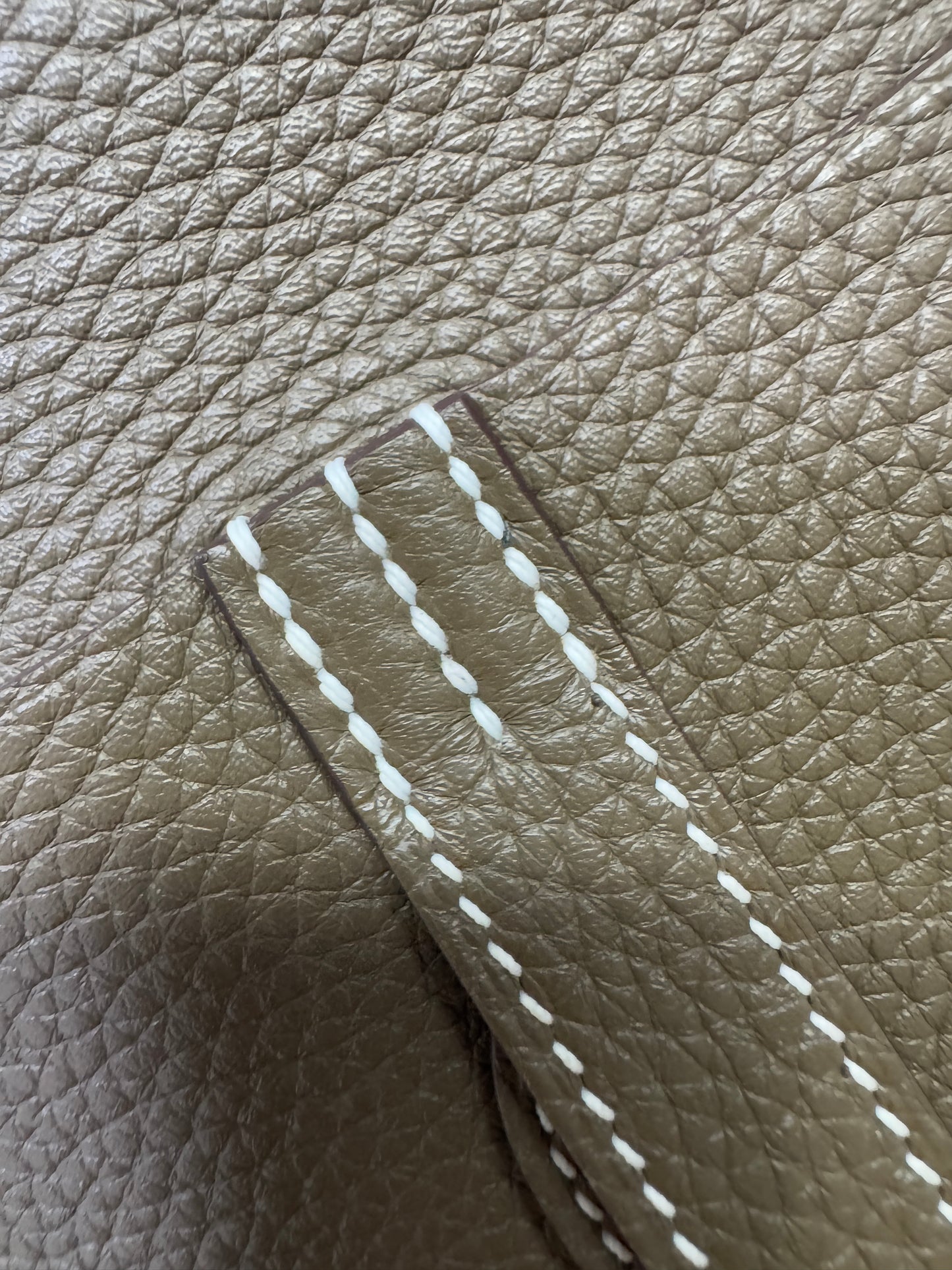 HERMES Halzan 25 大象灰金扣