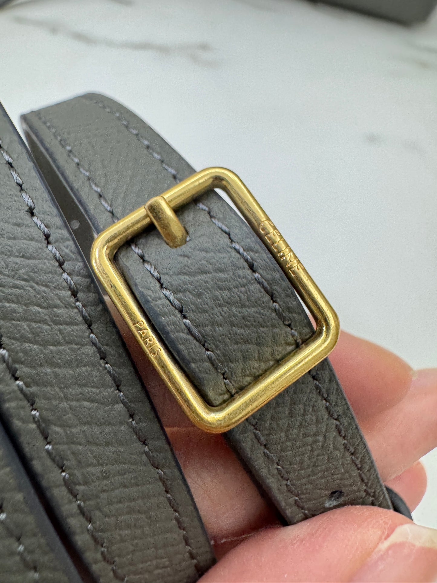 CELINE Belt Bag Nano 深灰色