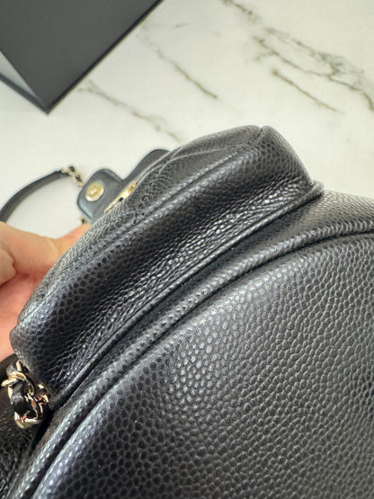 CHANEL 青蛙Duma 荔枝牛皮 Large