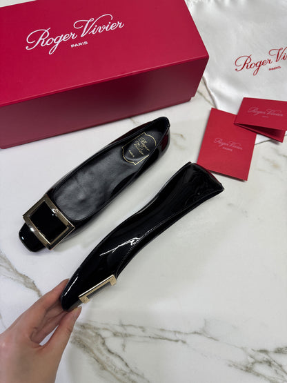 RV Trompette 漆皮芭蕾舞鞋