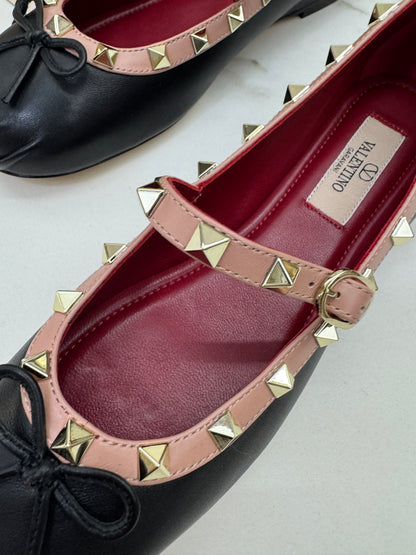 VALENTINO 芭蕾舞鞋 黑色
