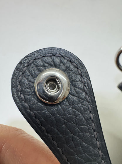 HERMES Mini Evelyn 石板灰銀扣 85 Ardoise PHW