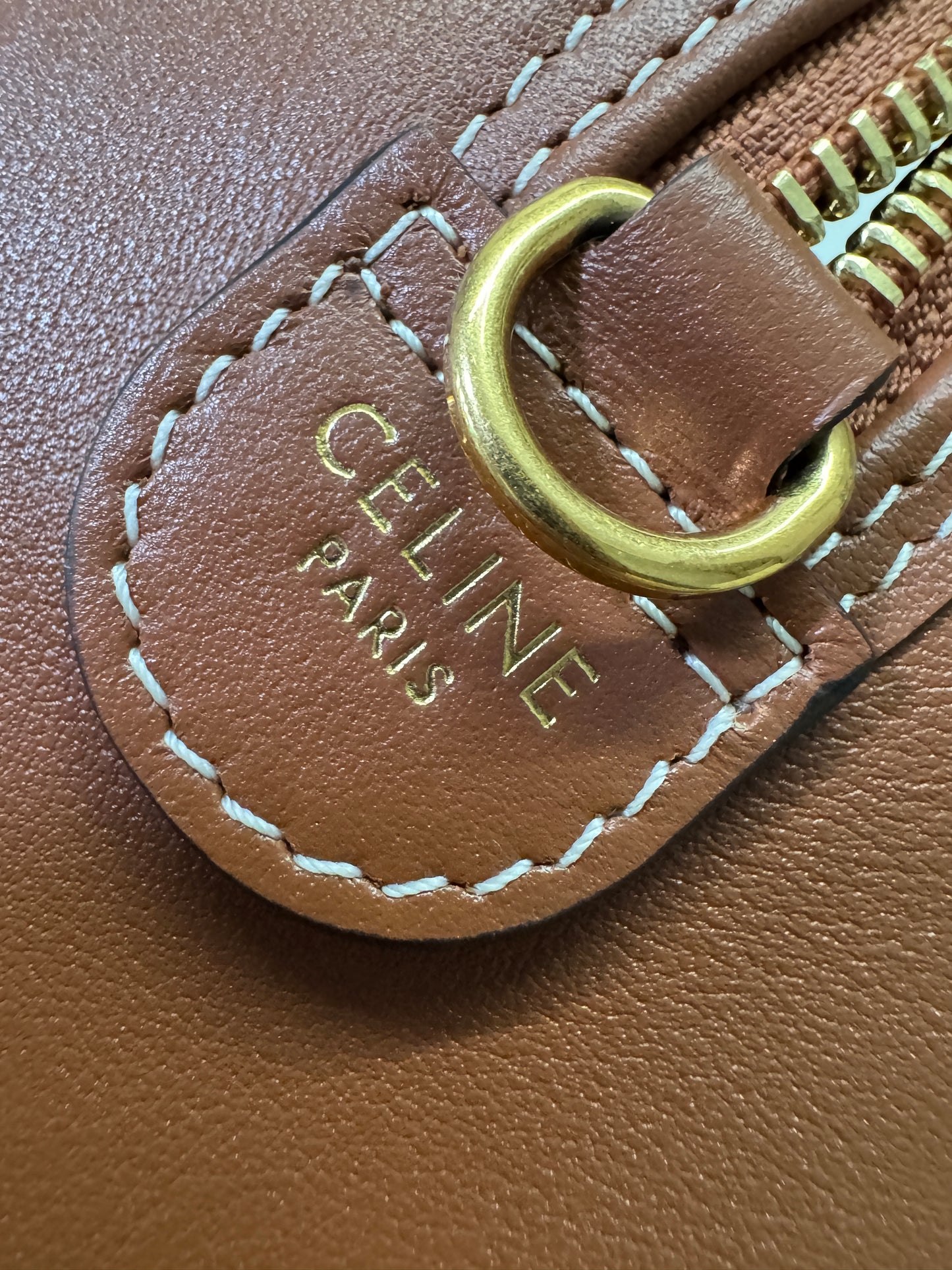CELINE Triomphe Boston 棕色