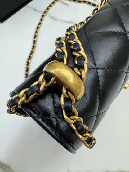 CHANEL 24C雙金珠中號22cm