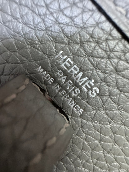 HERMES Mini Evelyn 積雨雲灰 0L Gris Meyer TC 銀扣PHW