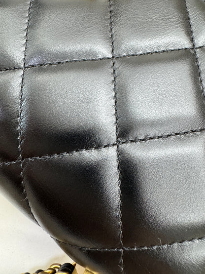 CHANEL 24C雙金珠中號22cm