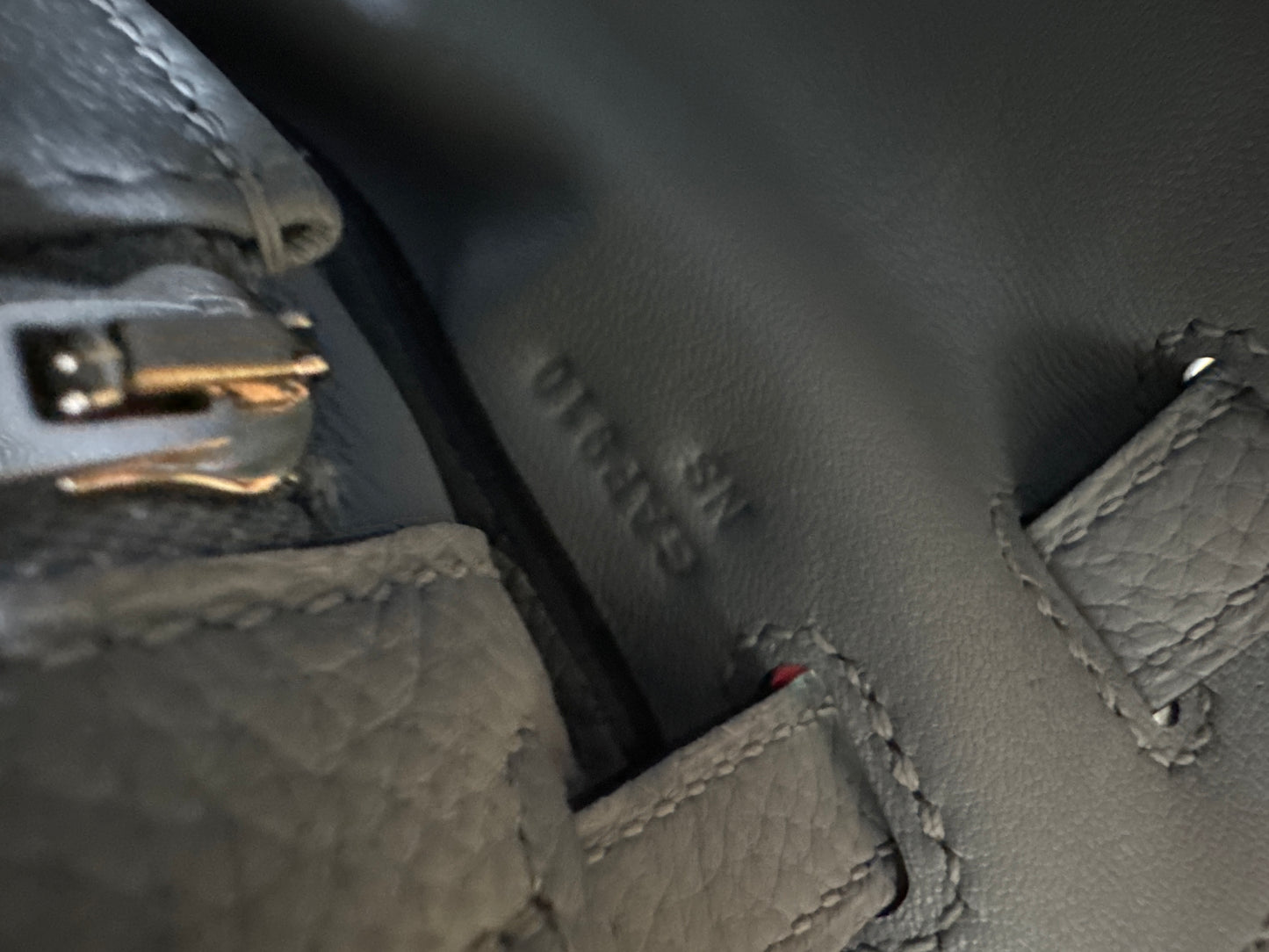 HERMES Kelly 25 Togo內縫 木偶灰銀扣 Gris Pantin PHW