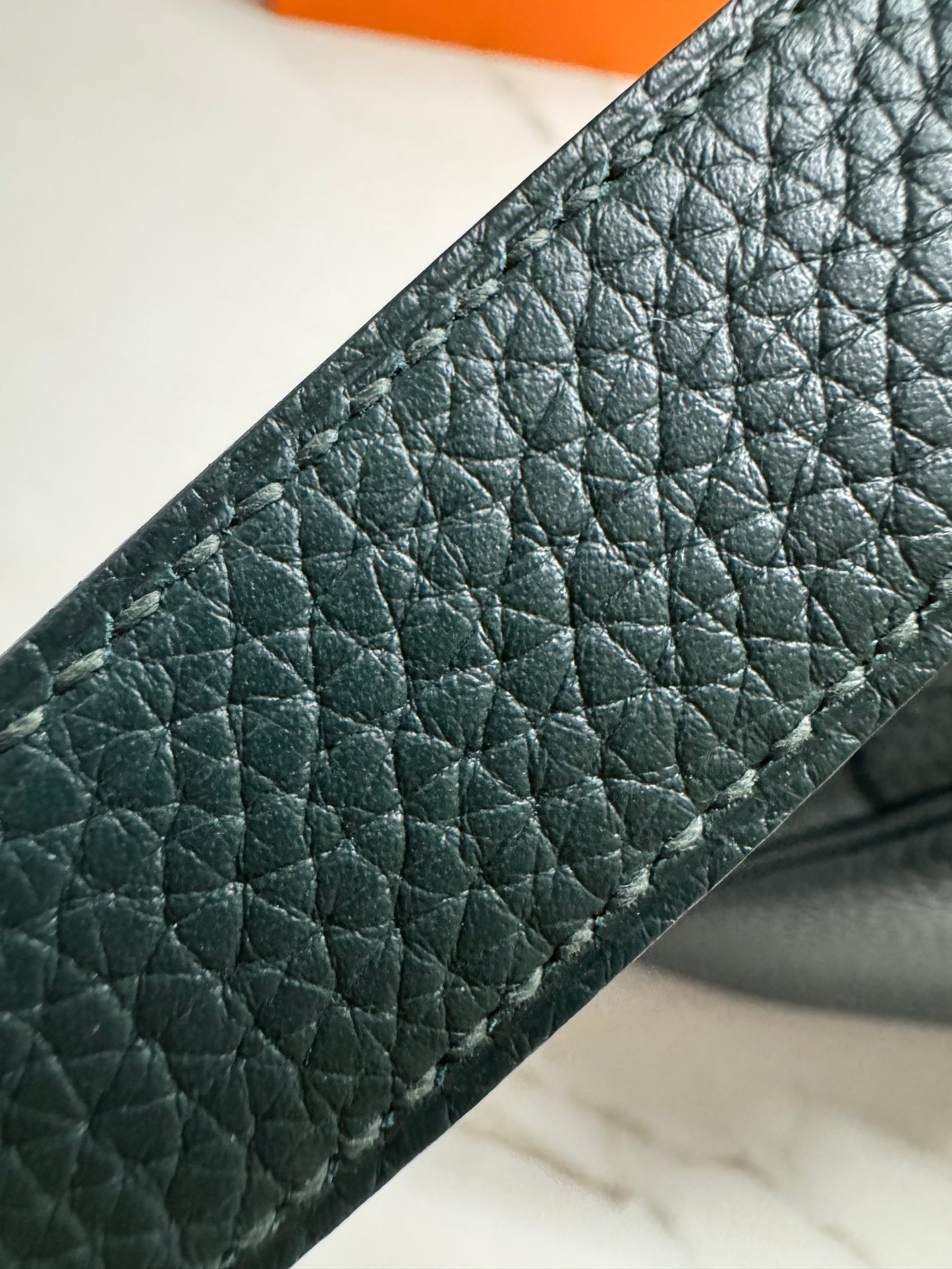 HERMES Mini Lindy II 深綠色 金扣 67 Vert Fonce TC GHW