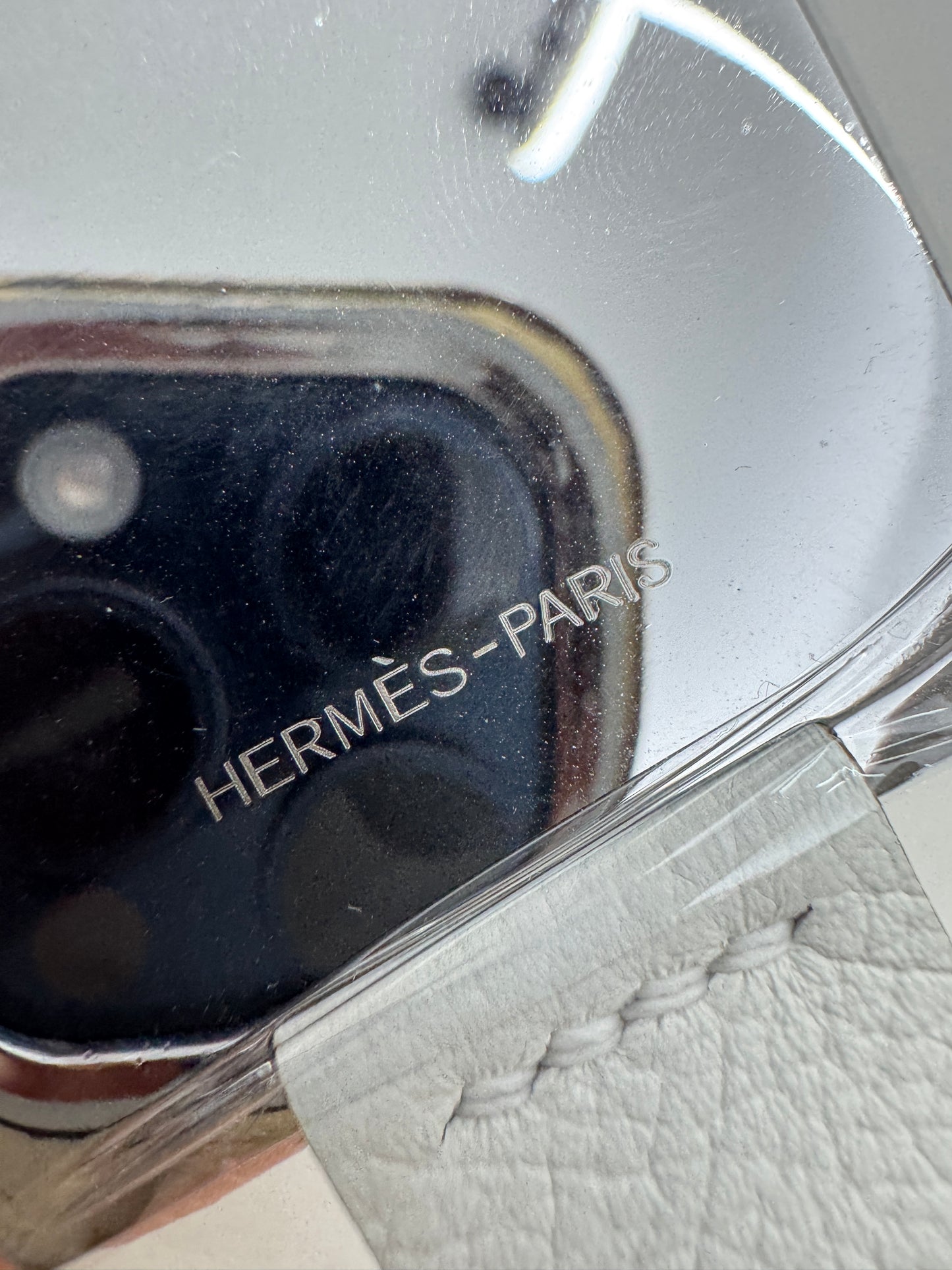HERMES Mini Constance 新白色 銀扣 Evercolor 0U New White PHW