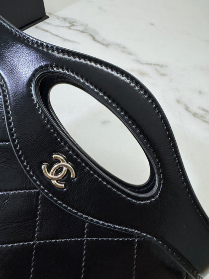 CHANEL 31Bag Nano 油臘牛皮