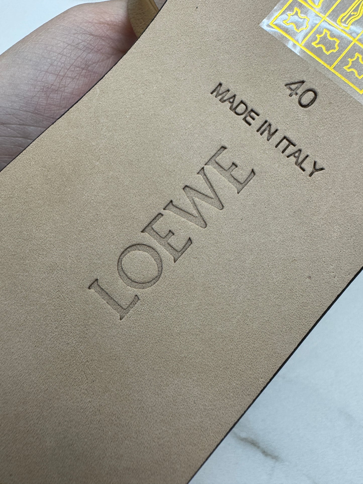 LOEWE Anagram Sandals 卡其棕