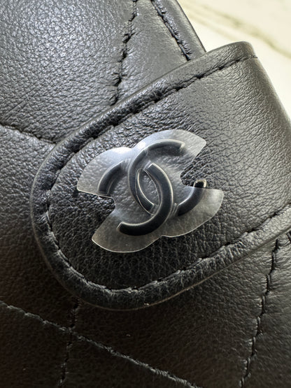 CHANEL 25K Passport Holder So Black
