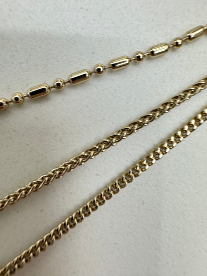 DIOR 暗金色三層手鏈 Bracelet
