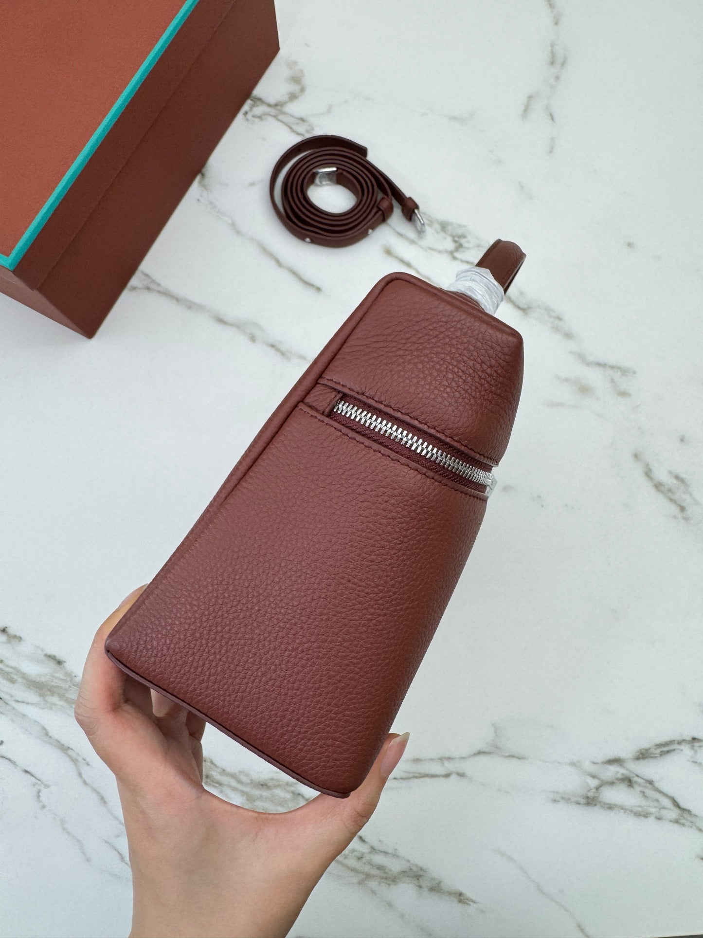 LORO PIANA Extra Pocket 27 Kummel