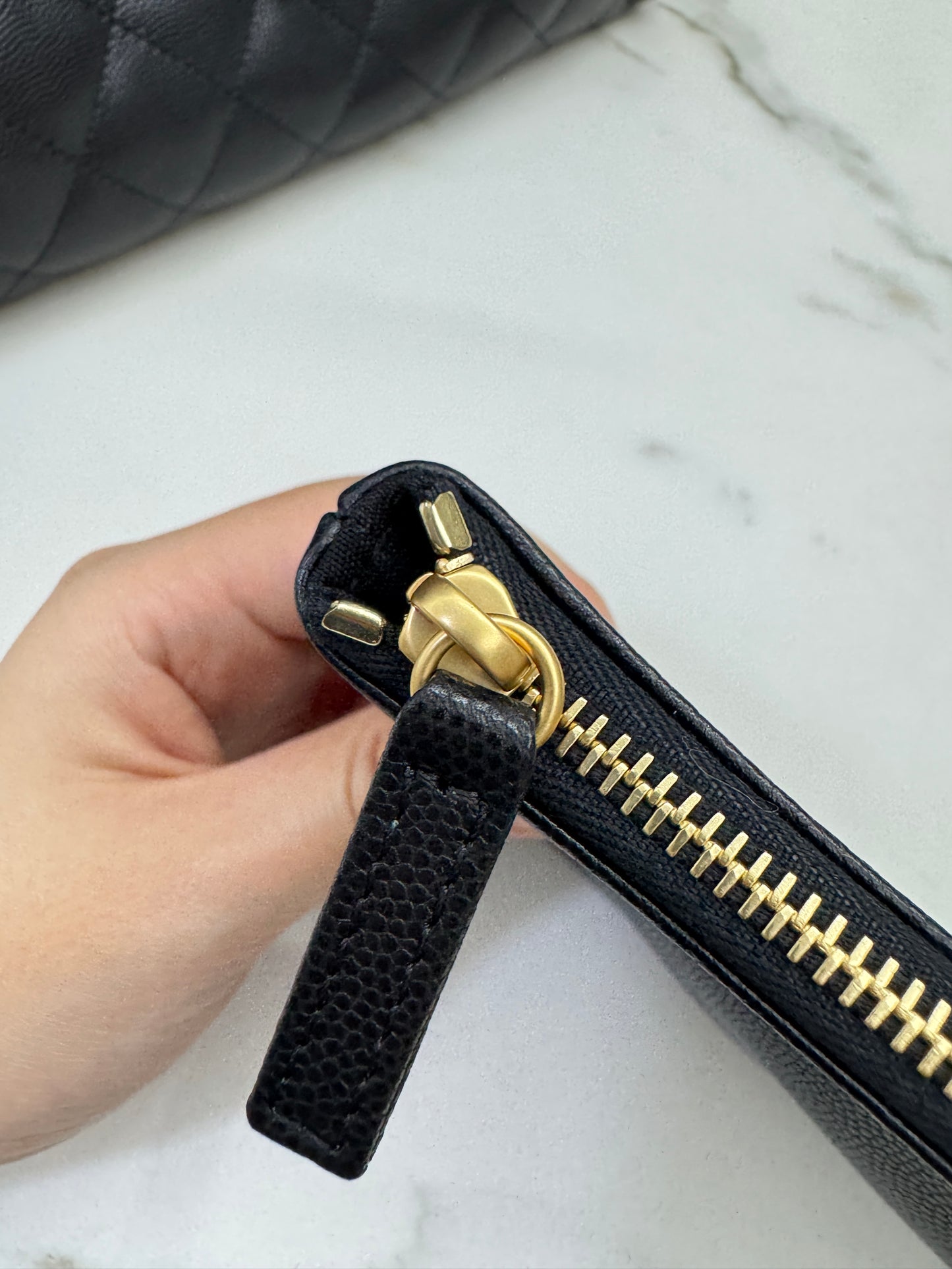 CHANEL 25Bag Medium 黑色荔枝皮