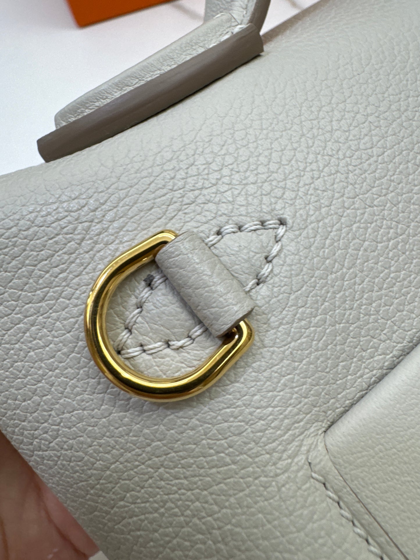 HERMES Mini 2424 冰川白金扣 Evercolor