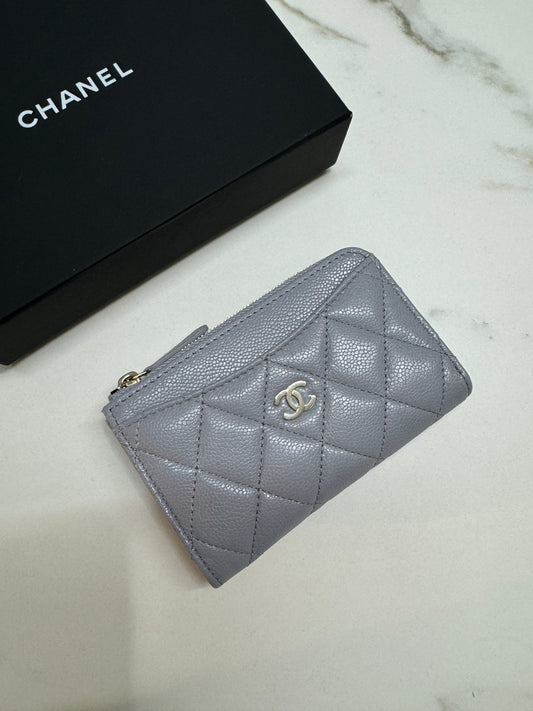 CHANEL L型卡包 灰色 高級灰 Card Holder