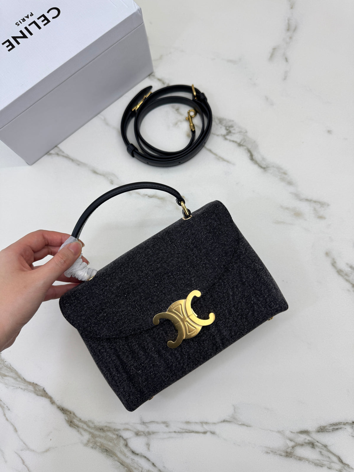 CELINE Teen Nino 黑牛仔