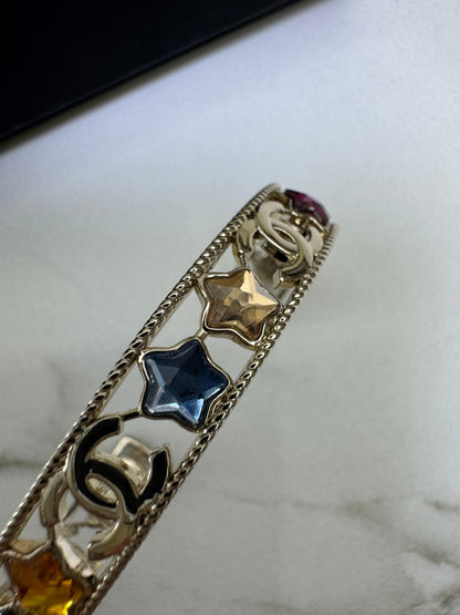 CHANEL 25P 彩色星星開口手鐲
