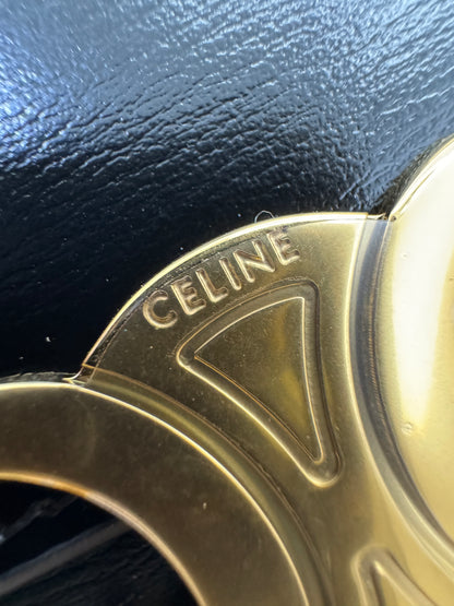 CELINE Wallet 凱旋門金扣Box皮