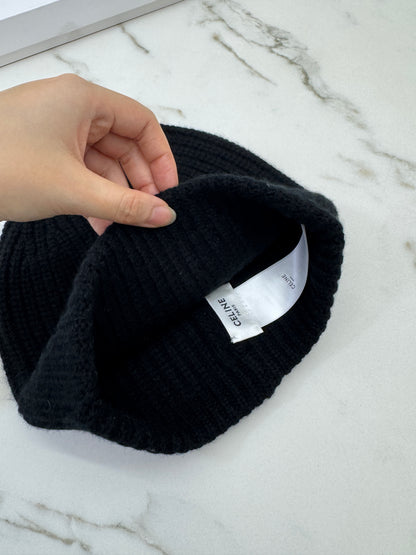 CELINE Cashmere 凱旋門Logo冷帽