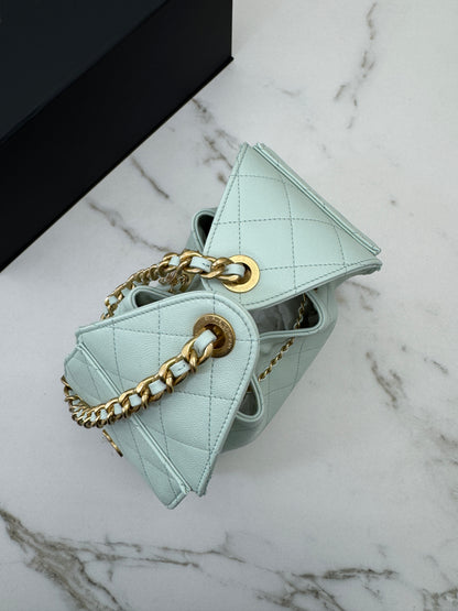 CHANEL 25 Bag Small 薄荷綠