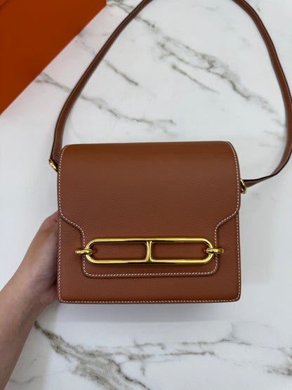 HERMES Mini Roulis Gold Evercolor GHW