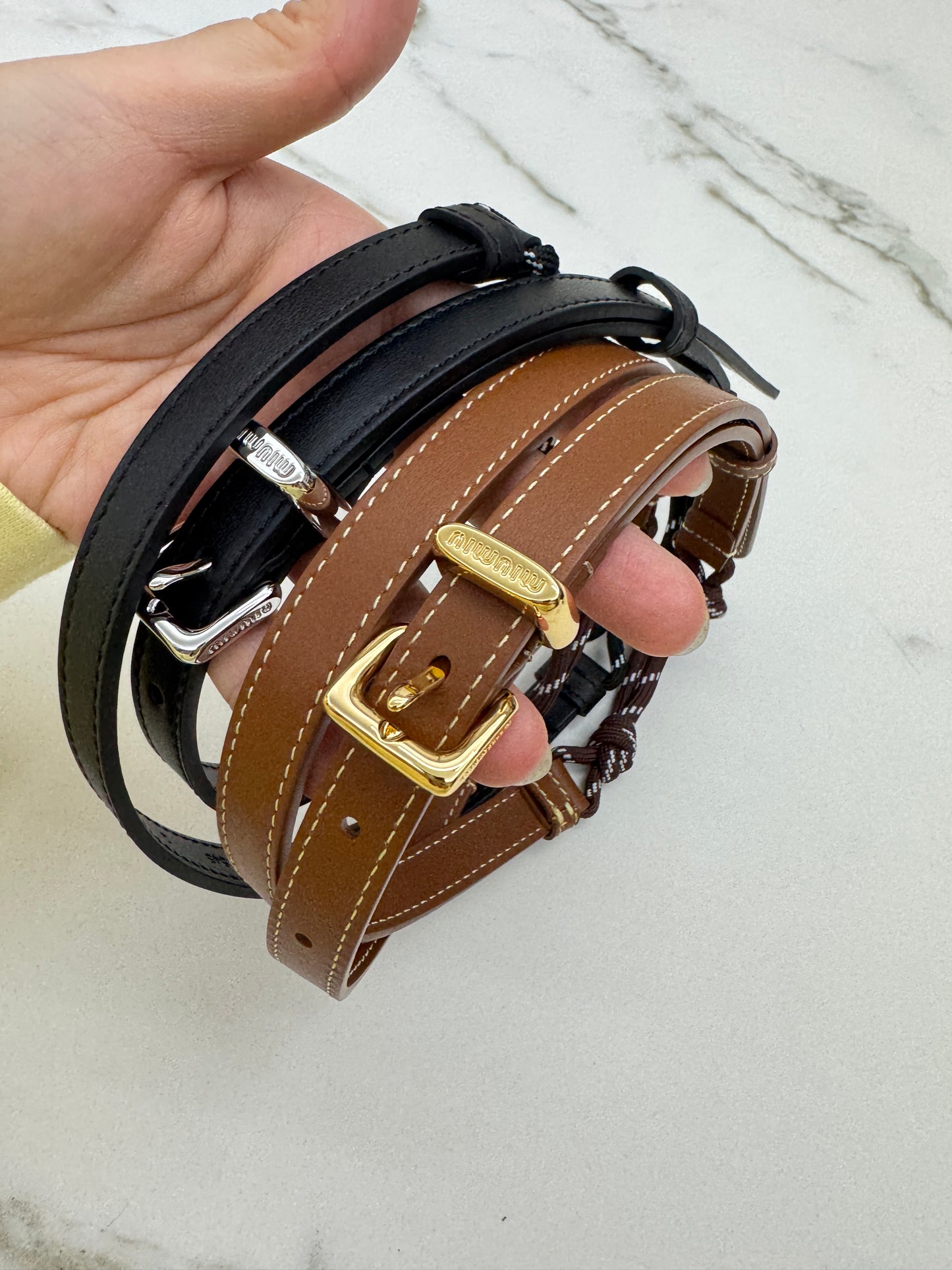 MIU MIU 皮帶1.8cm