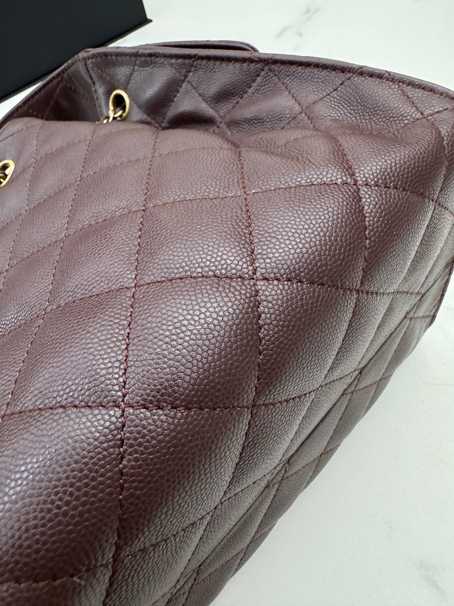 CHANEL 25Bag 荔枝牛皮 Small Chocolate