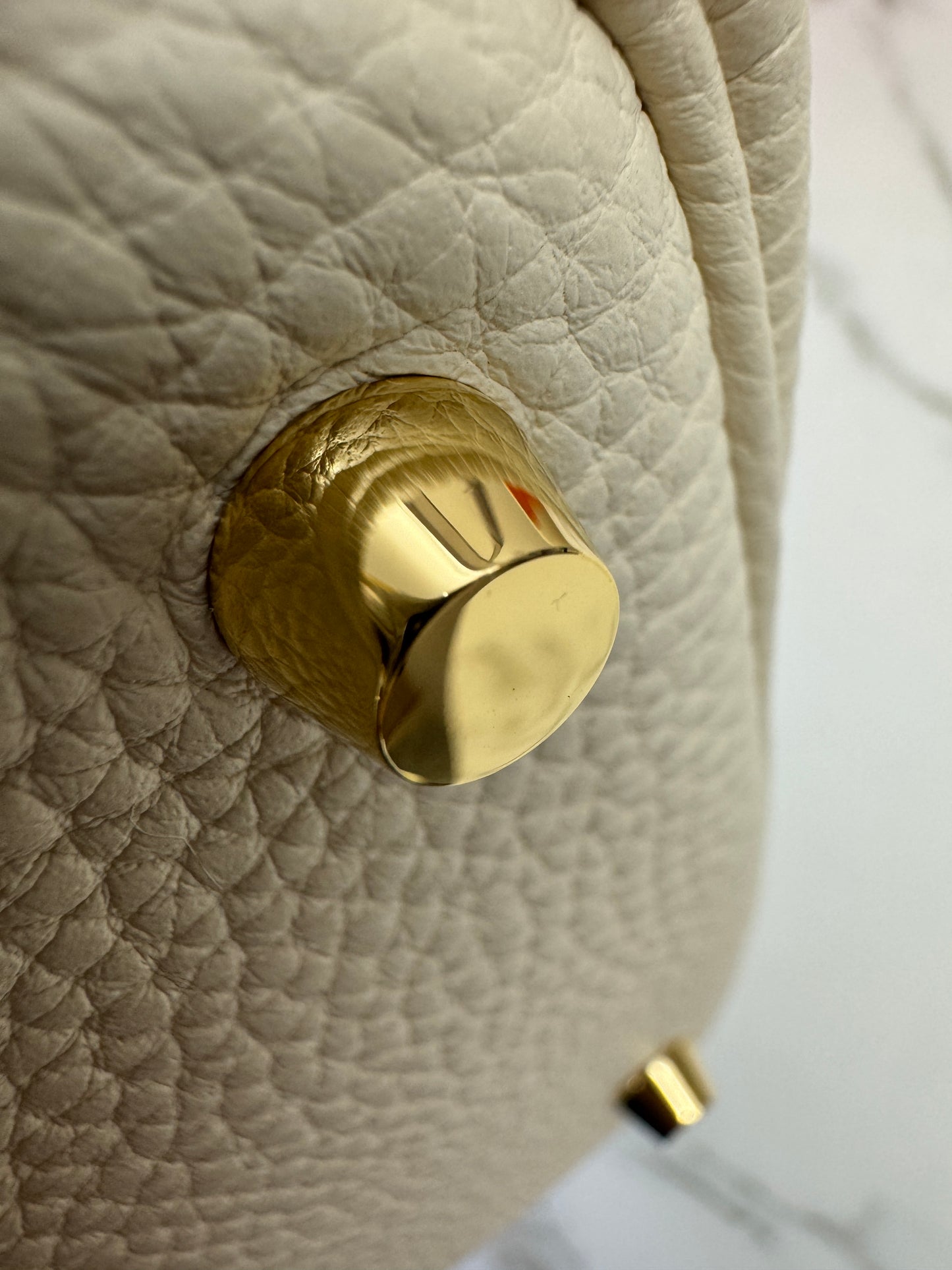 HERMES Picotin Lock 18 奶油白金扣 Nata GHW