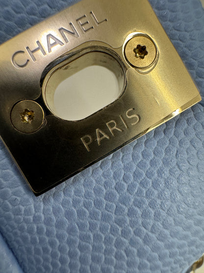 CHANEL CF23 Small 23P粉藍色