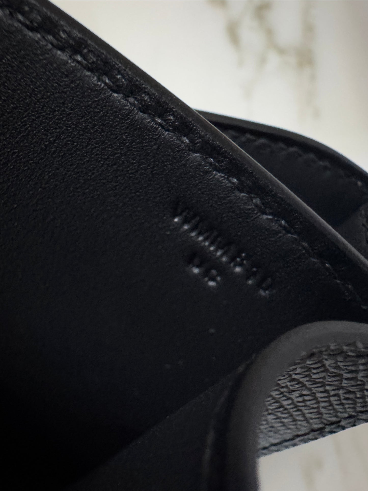 HERMES Mini Constance 黑色 玫瑰金扣 Epsom