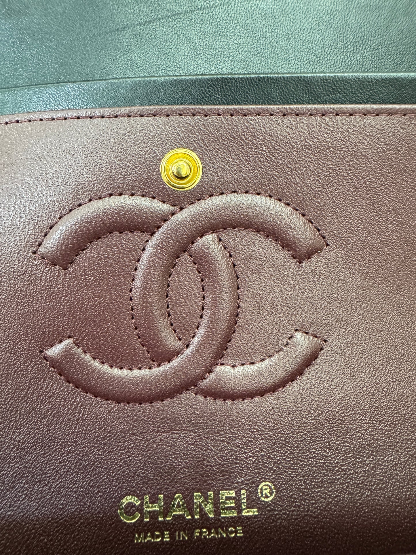 CHANEL CF25 Medium 黑金羊
