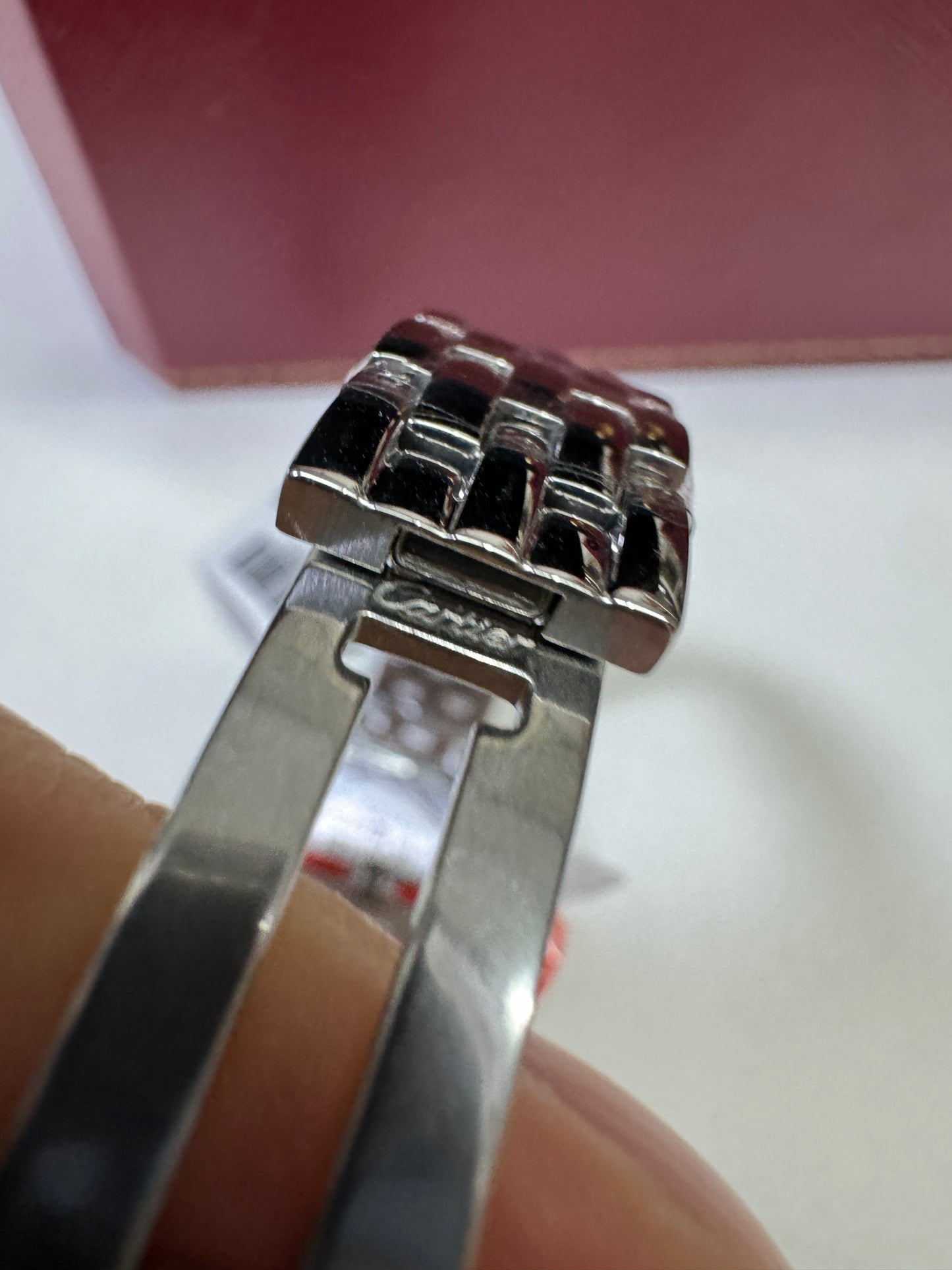 CARTIER 獵豹中號 天然真鑽 銀色