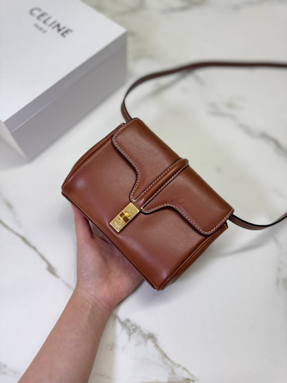 CELINE Mini Soft 16 棕色