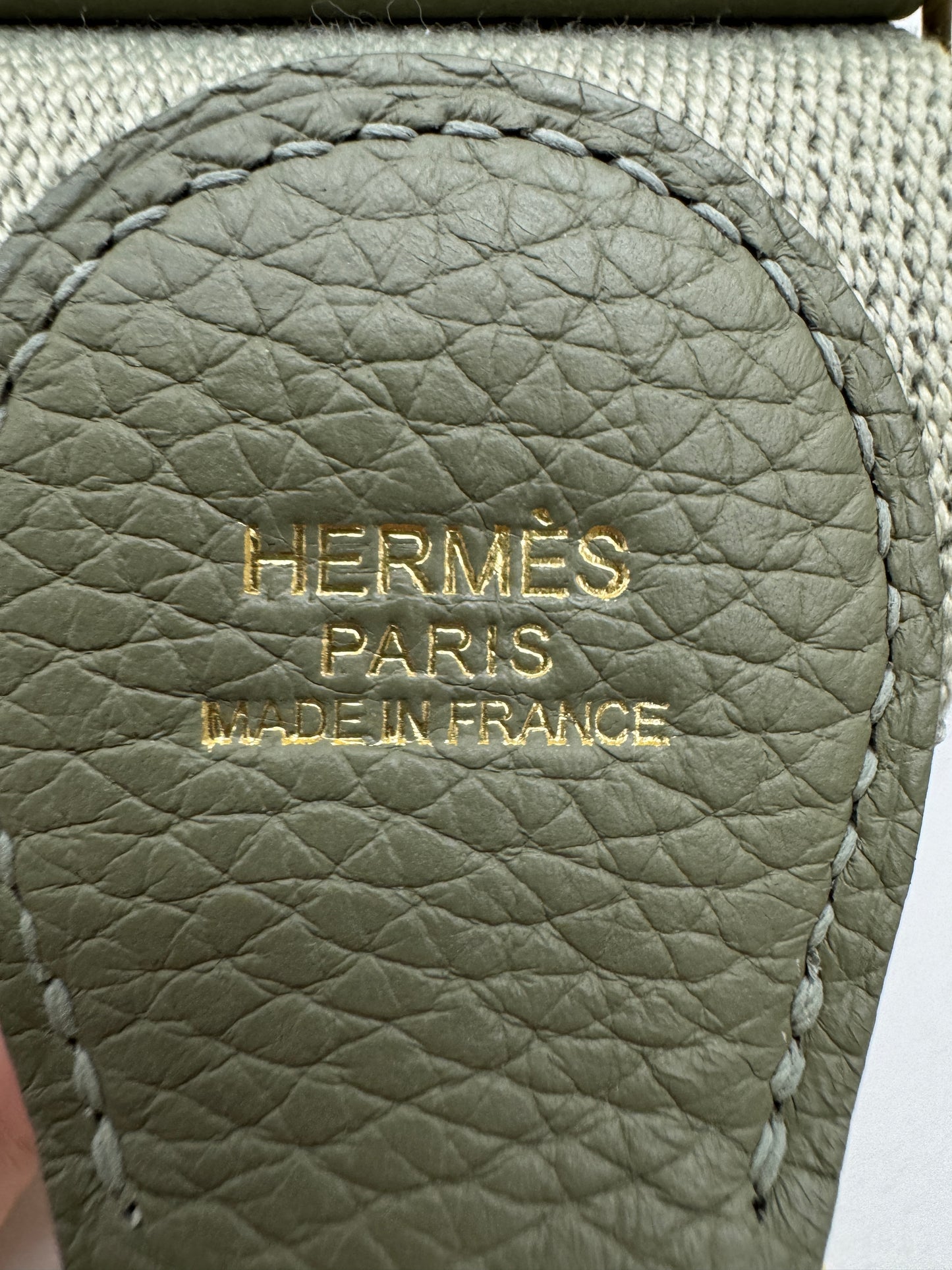HERMES Evelyne 33 鼠尾草綠金扣 Q1 Sauge GHW