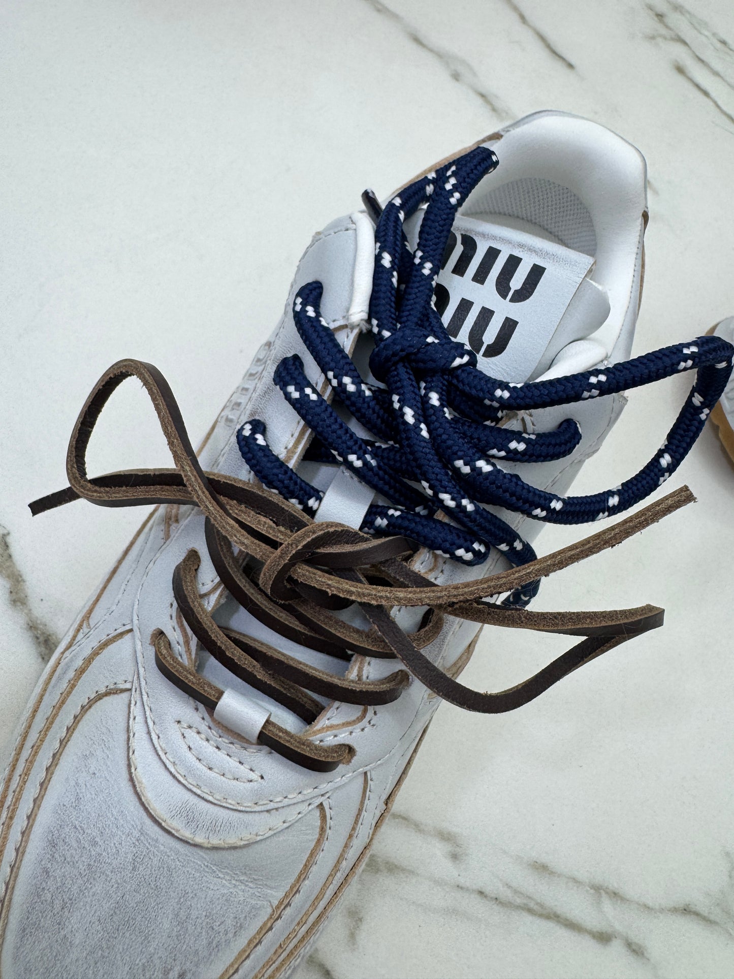 MIU MIU X NB 25年版 做舊老爹鞋￼