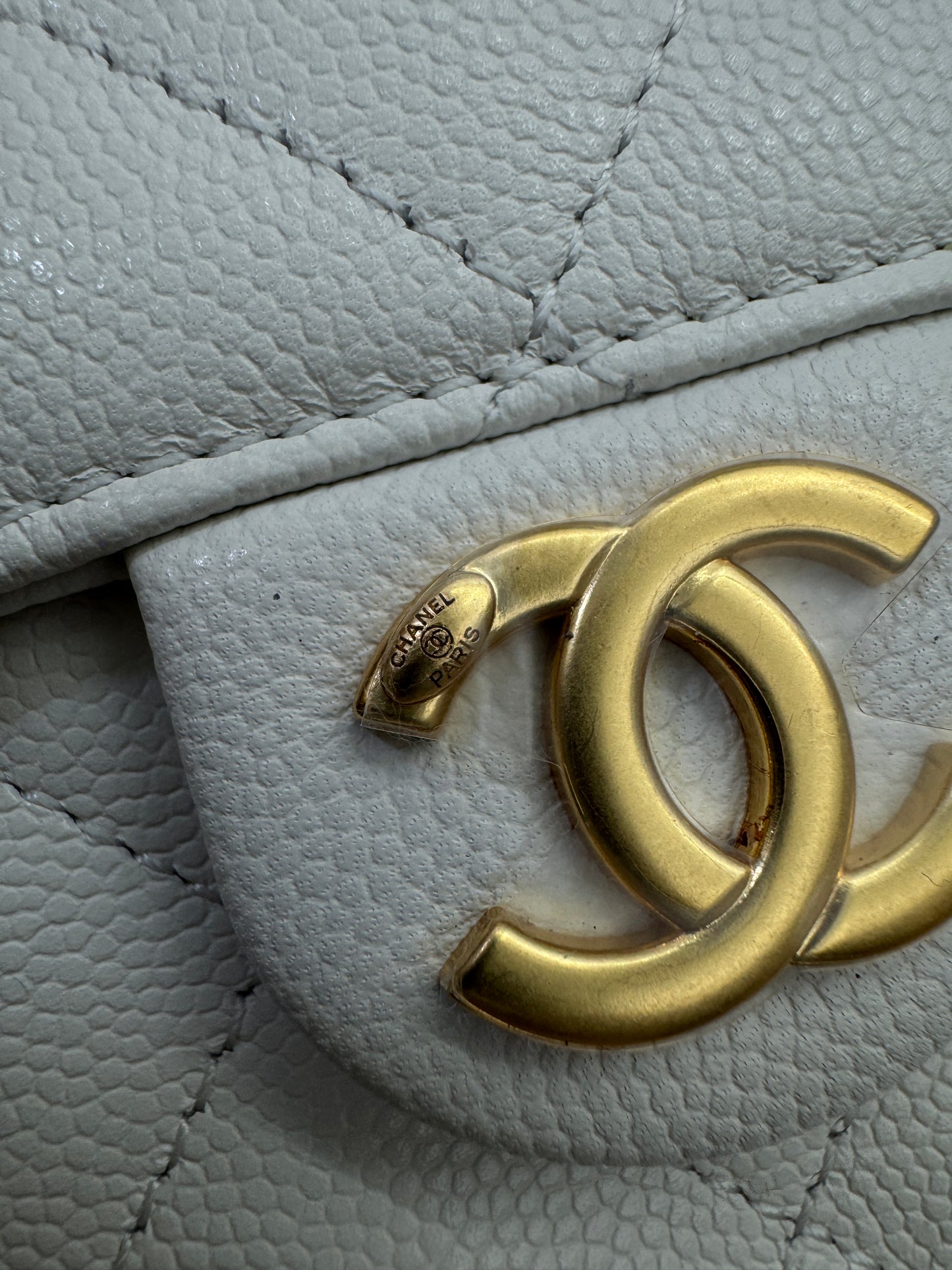CHANEL Mini 25 Bag 白色荔枝皮