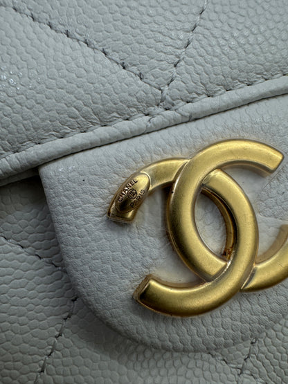 CHANEL Mini 25 Bag 白色荔枝皮