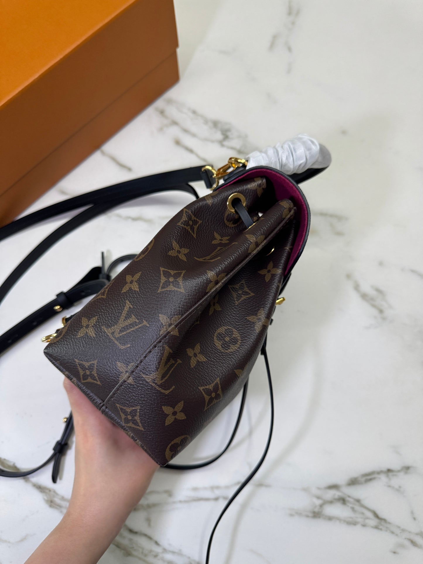 LV Montsouris BB Monogram Backpack