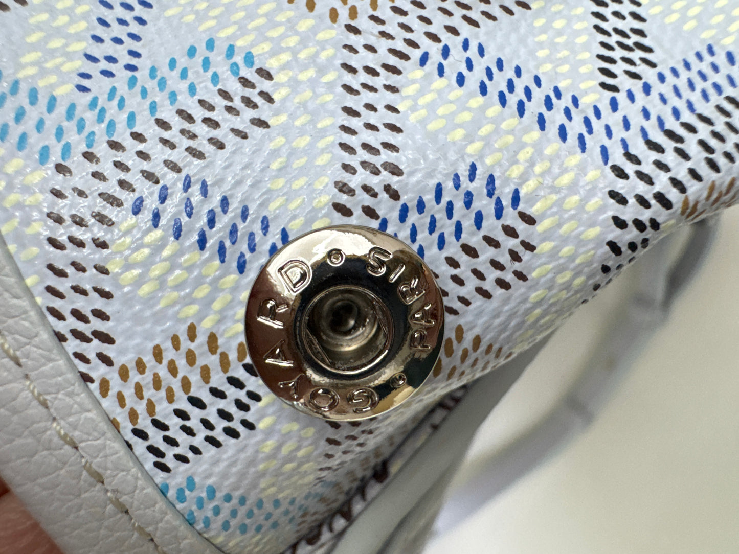 GOYARD 冰川藍 Mini Alpin Backpack Polar Blue