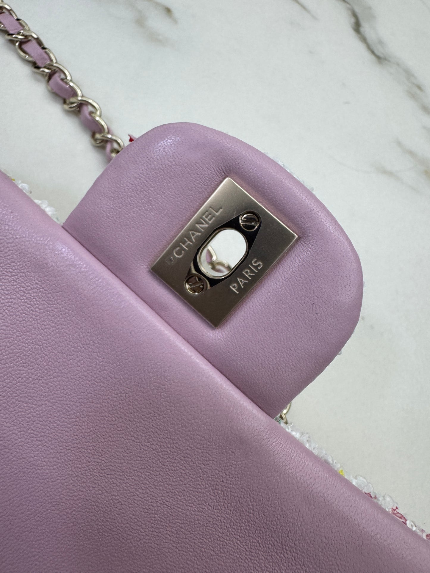 CHANEL 25P Mini CF20 毛呢 Tweed