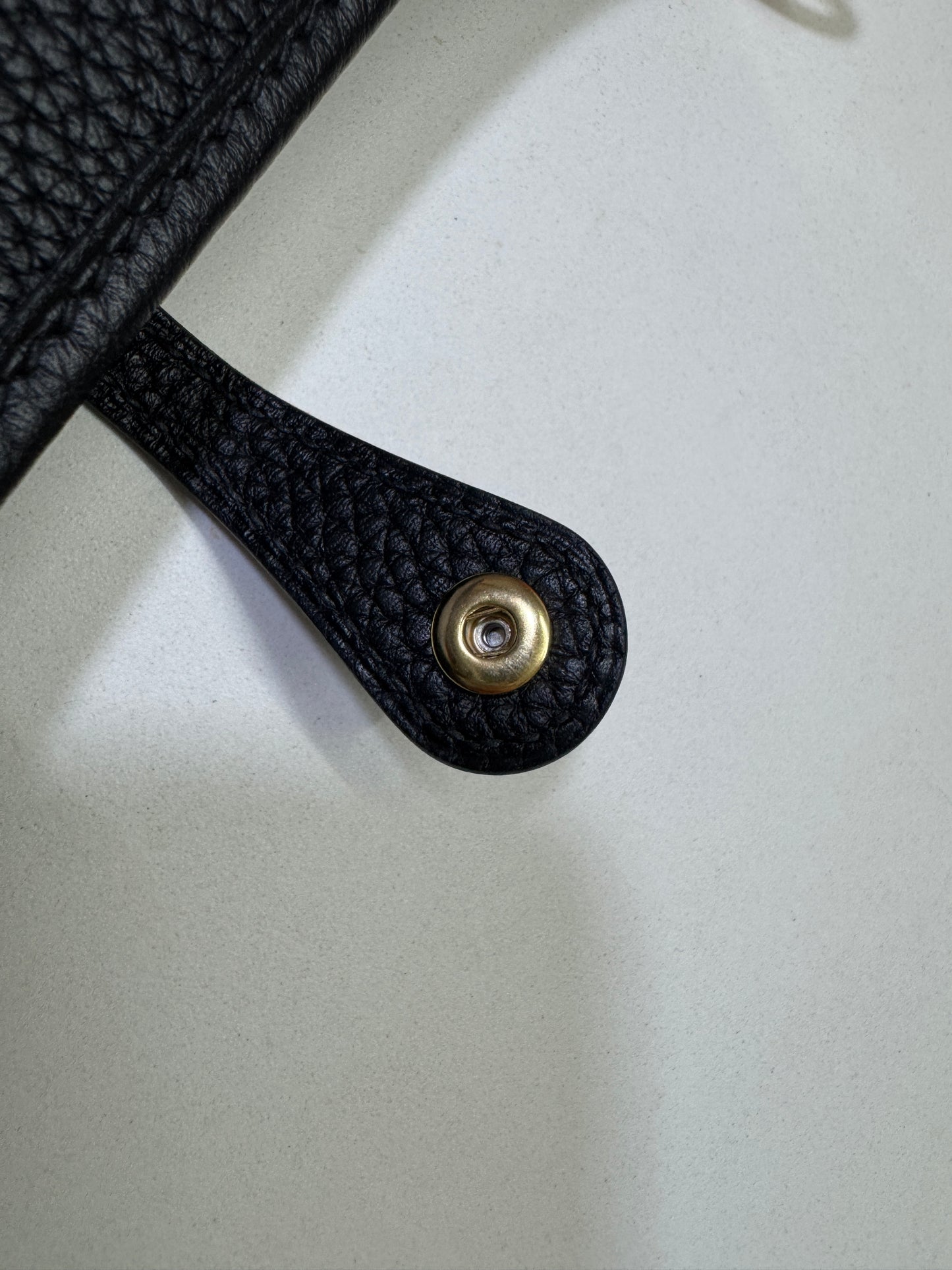 HERMES Mini Evelyn Noir GHW