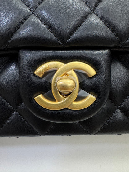 CHANEL 25B調節扣 Mini CF20 羊皮