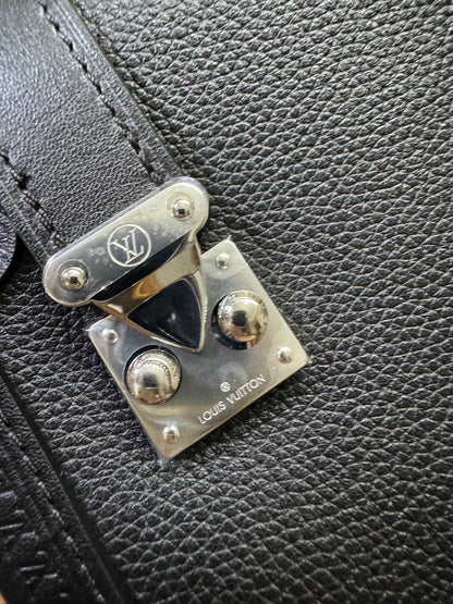 LV Side Trunk MM 黑色皮款