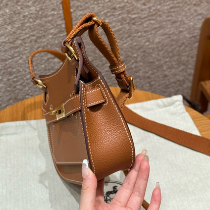 HERMES Mini Jypsiere 金棕金扣 Gold