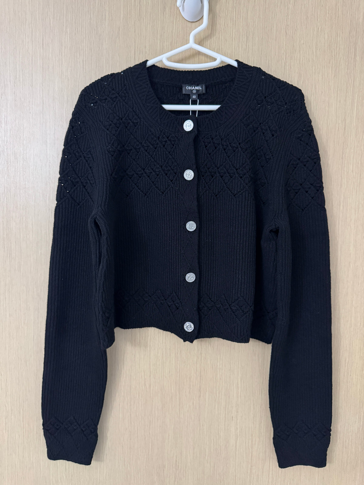 CHANEL 25P 鈎花開衫