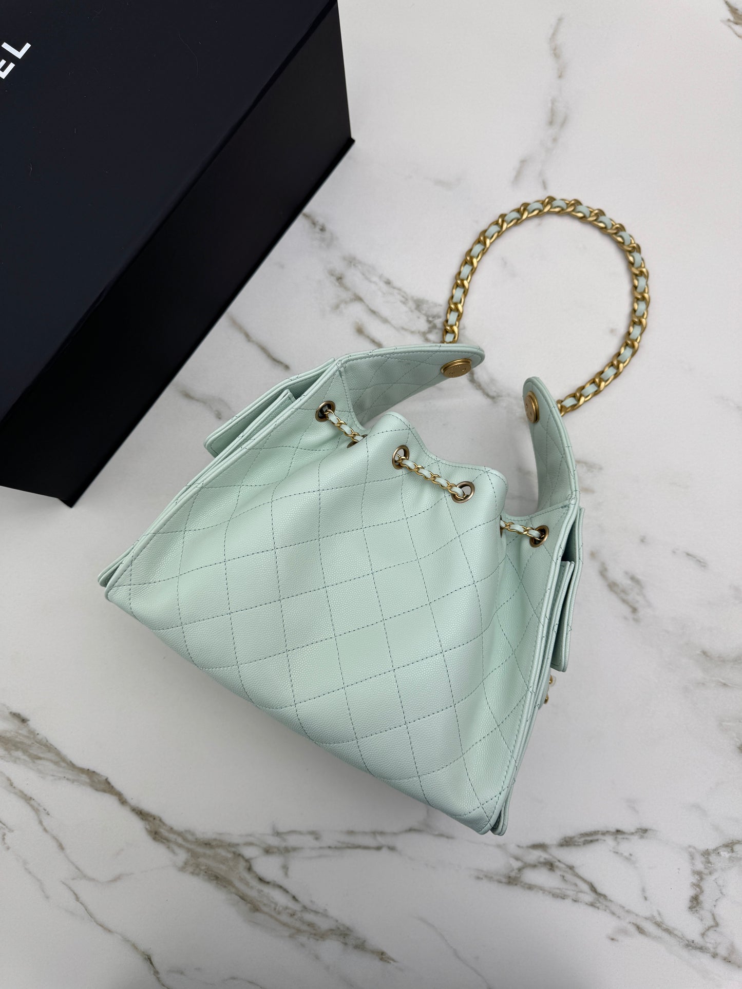 CHANEL 25 Bag Small 薄荷綠