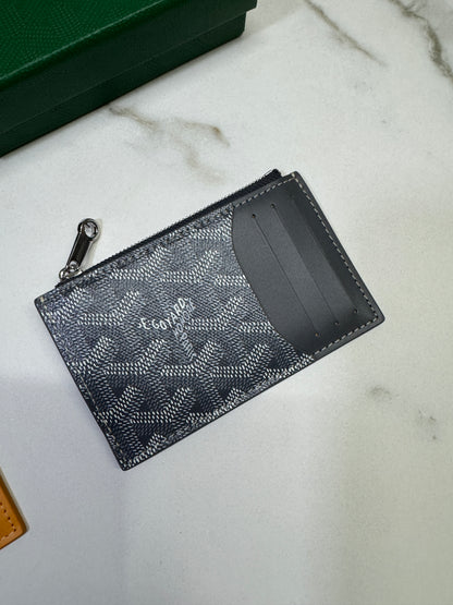 GOYARD Bourbon Zipped Cardholder 灰色